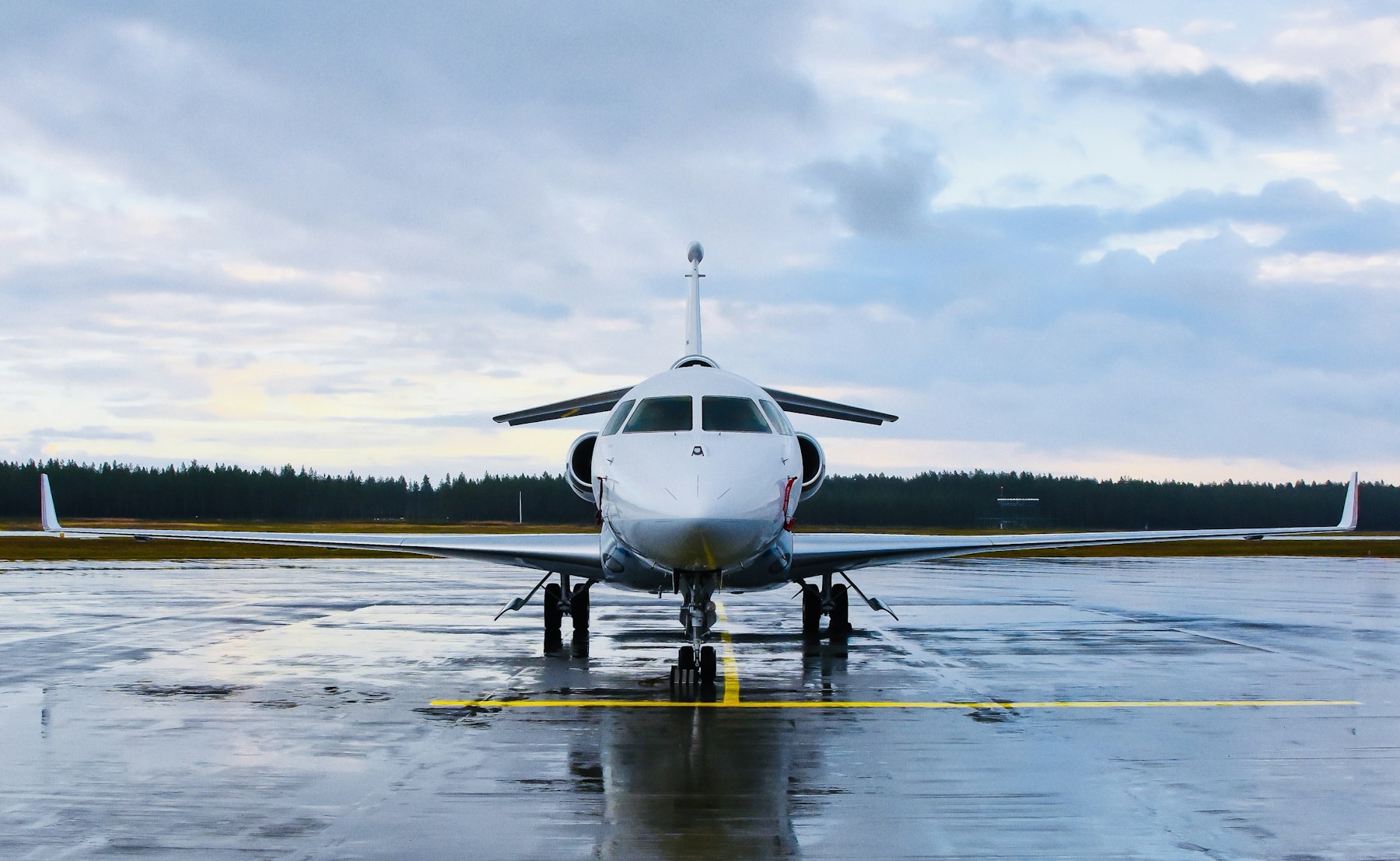 Illustrative business jet photography for Pilatus PC-24