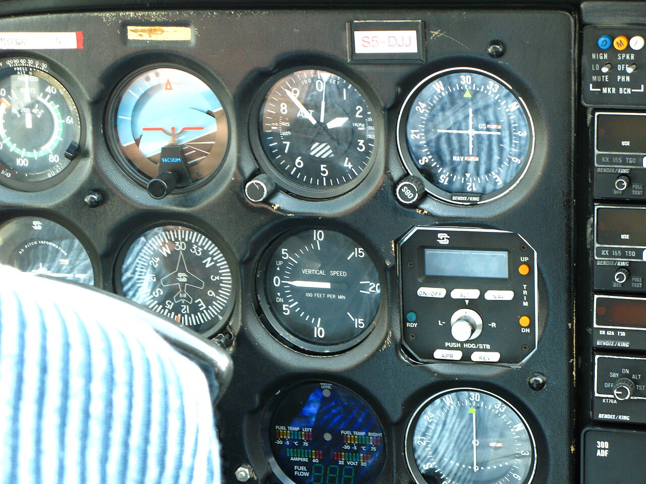 Cessna 172 Skyhawk — Poste de pilotage (illustration)