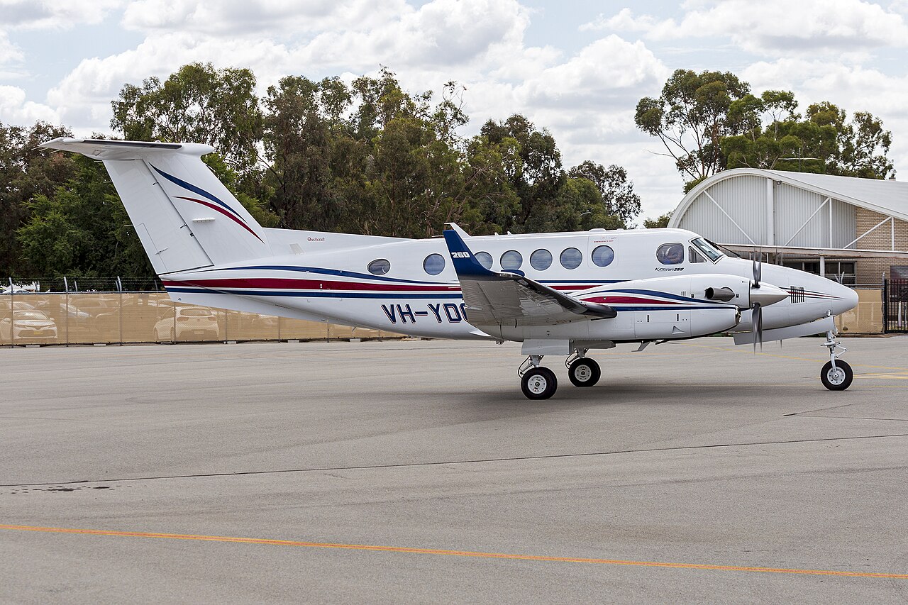 Beechcraft King Air 260 based in Calgary, Canada